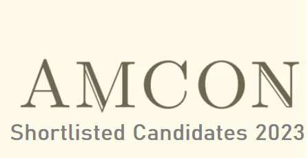 AMCON Shortlisted Candidates 2023