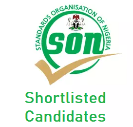 SON Shortlisted Candidates 2023