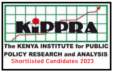 KIPPRA Shortlisted Candidates 2023