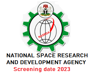 NASRDA Screening Date 2023