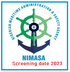 NIMASA Screening Date 2023