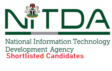 NITDA Shortlisted Candidates 2023