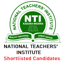 NTI Shortlisted Candidates 2023