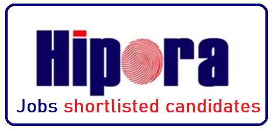 Hipora Jobs Shortlisted Candidates