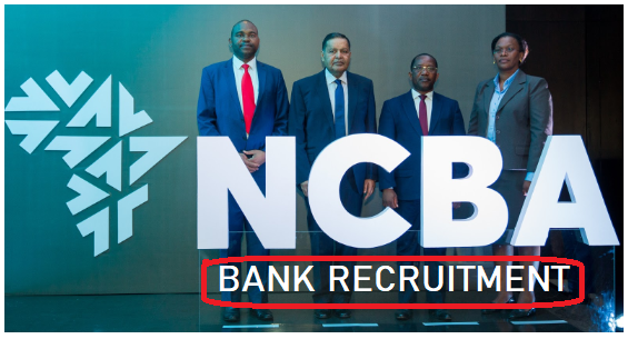 NCBA Bank Recruitment 2023