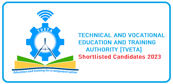 TVETA Shortlisted Candidates 2023