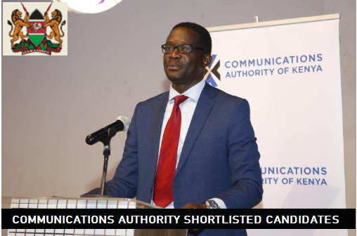 Communications Authority Shortlisted Candidates