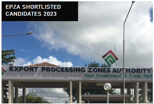 EPZA Shortlisted Candidates 2023