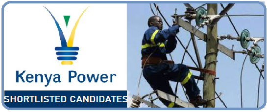 Kenya Power Shortlisted Candidates